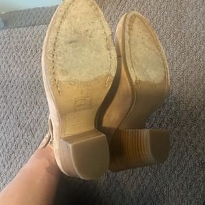 Rag & Bone suede booties - light brown almost blush